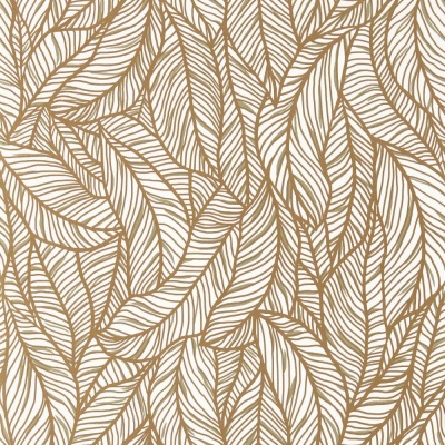 Clarke & Clarke Selva Wallpaper in Bronze/Ivory